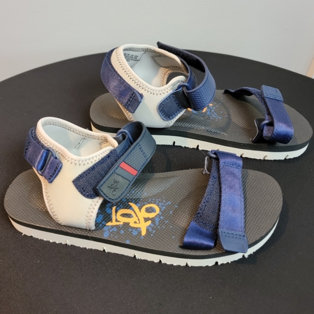 OTBT High‎ Tide Navy Leather Sports Sandals Women's US 9.5 Adjustable Straps
